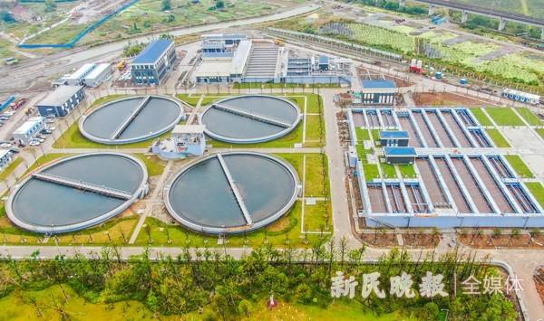 松江污水处理厂四期改扩建工程扩建部分已基本完工